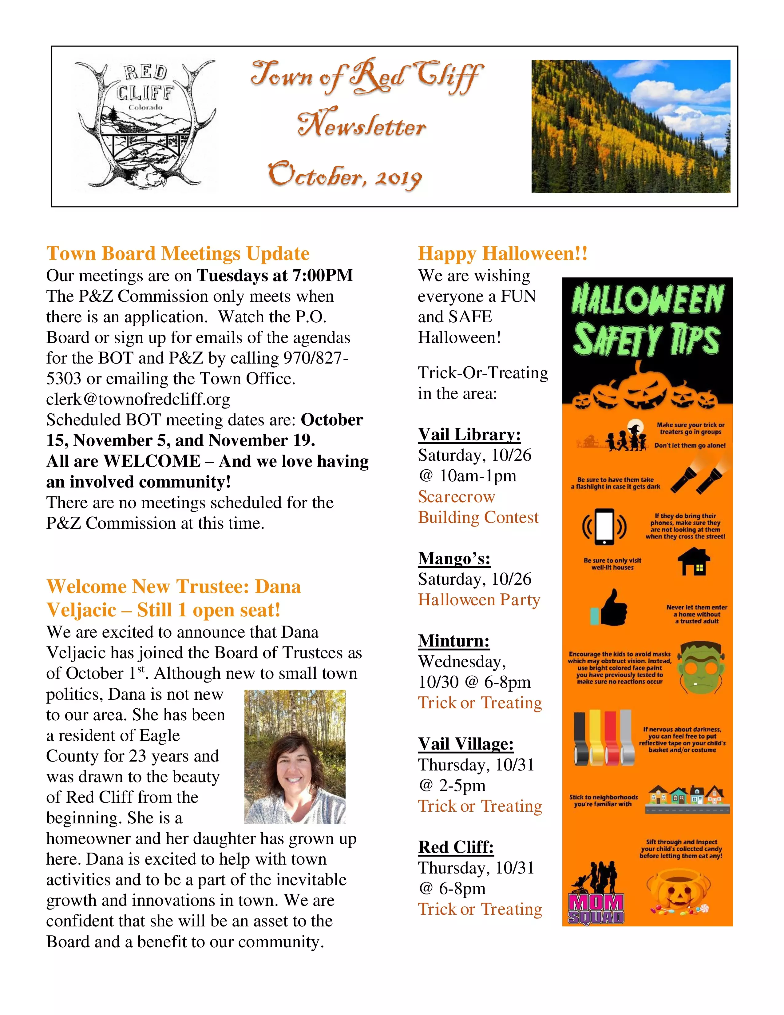 October Newsletter page 1
